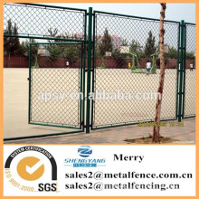 easily assembled,eco friendly,waterproof feature and metal frame material used chain link fence for sale
